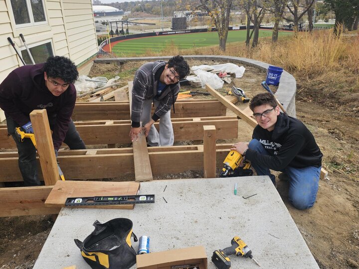 Building out supports for front walkway Nov 2, 2024